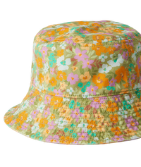 The Billabong Womens Bucket Hat in Palm Green