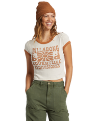 The Billabong Womens Summer Camp T-Shirt in Whitecap