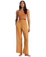 The Billabong Womens New Waves 2 Trousers in Peach Punch