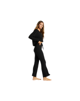 The Billabong Womens So Easy Flare Trousers in Blacks