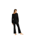 The Billabong Womens So Easy Flare Trousers in Blacks