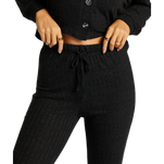 The Billabong Womens So Easy Flare Trousers in Blacks