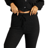 The Billabong Womens So Easy Flare Trousers in Blacks