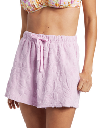 The Billabong Womens Loosen Up Shorts in Lilac Smoke