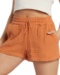 The Billabong Womens Day Tripper Walkshorts in Toffee