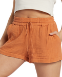 The Billabong Womens Day Tripper Walkshorts in Toffee