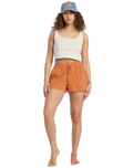 The Billabong Womens Day Tripper Walkshorts in Toffee