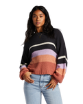 The Billabong Womens Seeing Double Jumper in Lilac Breeze