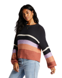 The Billabong Womens Seeing Double Jumper in Lilac Breeze