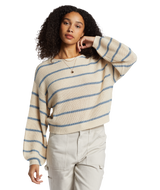 The Billabong Womens Changing Tides Jumper in Blue Shadow