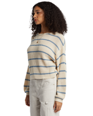 The Billabong Womens Changing Tides Jumper in Blue Shadow