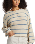 The Billabong Womens Changing Tides Jumper in Blue Shadow