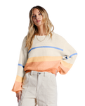 The Billabong Womens Changing Tides Jumper in Light Melon