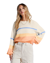 The Billabong Womens Changing Tides Jumper in Light Melon