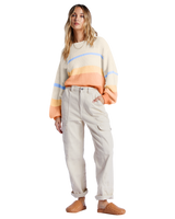 The Billabong Womens Changing Tides Jumper in Light Melon