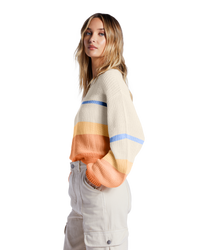 The Billabong Womens Changing Tides Jumper in Light Melon