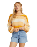 The Billabong Womens Sol Time Jumper in Citrus Glow