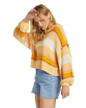 The Billabong Womens Sol Time Jumper in Citrus Glow
