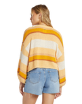 The Billabong Womens Sol Time Jumper in Citrus Glow