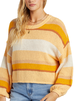 The Billabong Womens Sol Time Jumper in Citrus Glow
