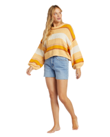 The Billabong Womens Sol Time Jumper in Citrus Glow