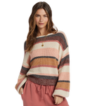 The Billabong Womens Light Wave Jumper in Choc Chip