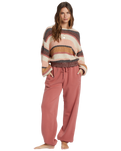 The Billabong Womens Light Wave Jumper in Choc Chip