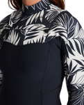 The Billabong Womens Salty Daze 3/2mm Chest Zip Wetsuit in In Paradise