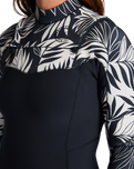 The Billabong Womens Salty Daze 3/2mm Chest Zip Wetsuit in In Paradise