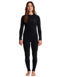 The Billabong Womens Salty Daze 3/2mm Chest Zip Wetsuit in In Paradise