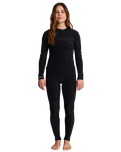 The Billabong Womens Salty Daze 3/2mm Chest Zip Wetsuit in In Paradise