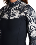 The Billabong Womens Salty Dayz 4/3mm Chest Zip Wetsuit in In Paradise