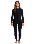 The Billabong Womens Salty Dayz 4/3mm Chest Zip Wetsuit in In Paradise