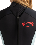 The Billabong Womens Launch 4/3mm Back Zip Wetsuit in Grey