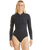 The Billabong Womens Salty Dayz Natural 2mm Spring Wetsuit in Hidden Palms Black