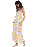 The Billabong Womens So Groovy Dress in White & Multi