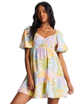 The Billabong Womens Be Mine Dress in White & Multi