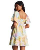 The Billabong Womens Be Mine Dress in White & Multi