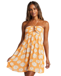 The Billabong Womens Happy Hour Dress in Orange Peel