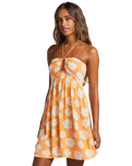 The Billabong Womens Happy Hour Dress in Orange Peel