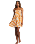 The Billabong Womens Happy Hour Dress in Orange Peel