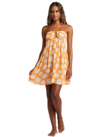 The Billabong Womens Happy Hour Dress in Orange Peel