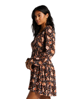 The Billabong Womens Sweetest Dream Dress in Black Pebble