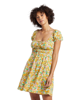 The Billabong Womens Sun Kissed Dress in Palm Green