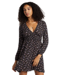 The Billabong Womens In Ur Dreams Dress in Black Sands