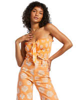 The Billabong Womens So Extra Top in Orange Peel