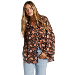 The Billabong Womens Day After Day Shirt in Black Pebble