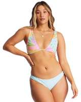 The Billabong Womens Dreamland Reversible Ava Bikini Top in Multi