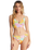 The Billabong Womens Dreamland Reversible V-Neck Bikini Top in Multi