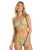 The Billabong Womens Tanlines Tri Bikini Top in Palm Green